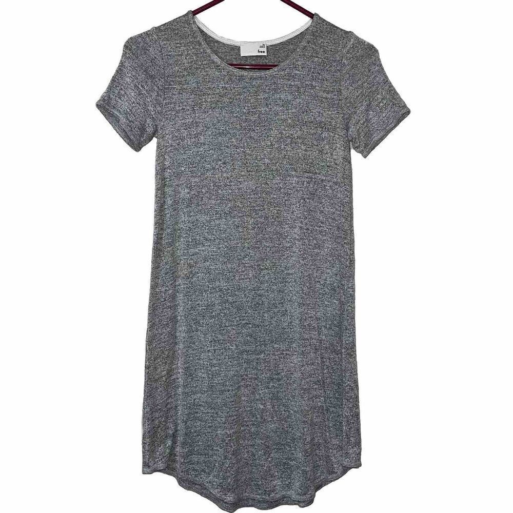 Wilfred Free Aritzia Esther T Shirt Dress Sz XS Gray Jersey Knit‎ Pullover